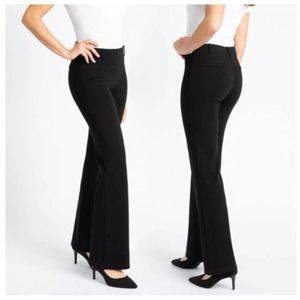 Betabrand Black Bootcut Classic Dress Stretch Yoga Pants Size Large